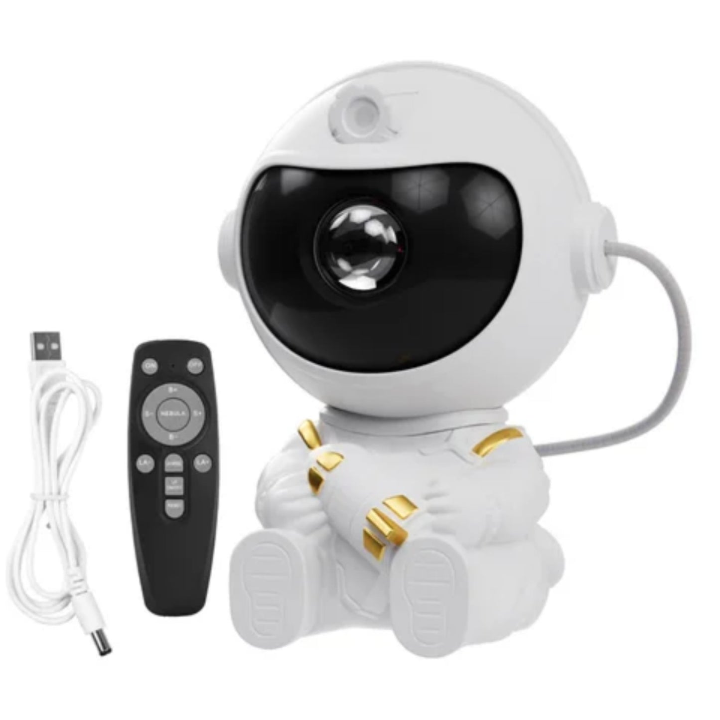 Galaxy Star Projector – Astronaut Night Light with Remote Control